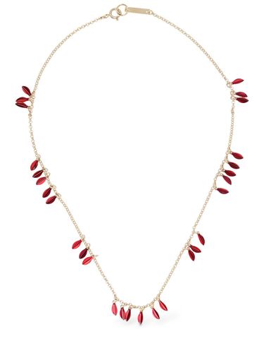 Lea Colored Shiny Collar Necklace - ISABEL MARANT - Modalova