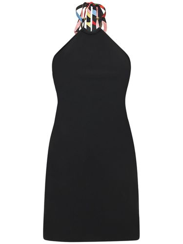 Crepe Mini Halter Dress - PUCCI - Modalova