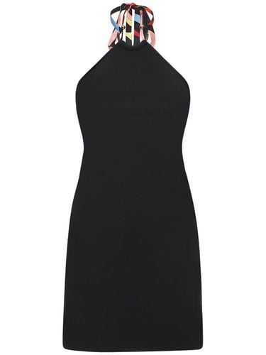 Vestido Corto De Crepé Cuello Halter - PUCCI - Modalova