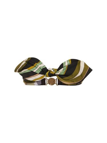 Fiamme Print Bandeau Bikini Top - PUCCI - Modalova