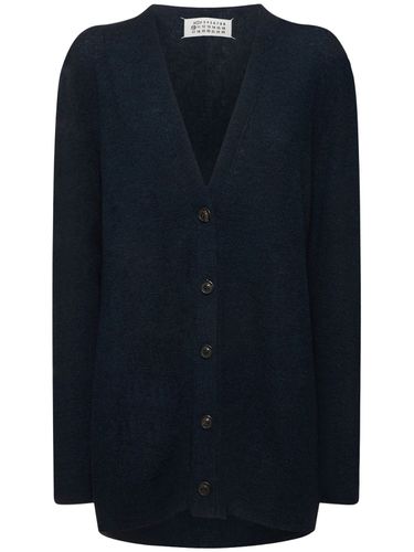 Oversized Cardigan Aus Wollstrick - MAISON MARGIELA - Modalova