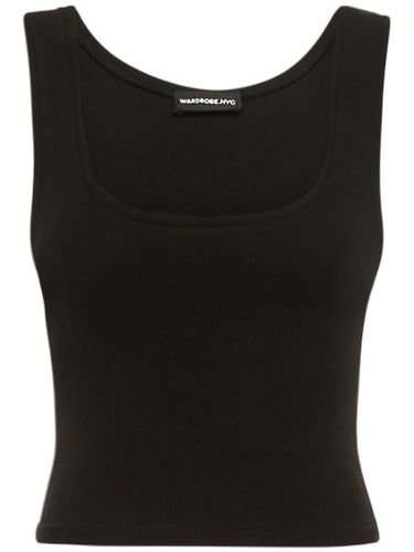 Tanktop Aus Stretch-baumwolle „julia“ - WARDROBE.NYC - Modalova