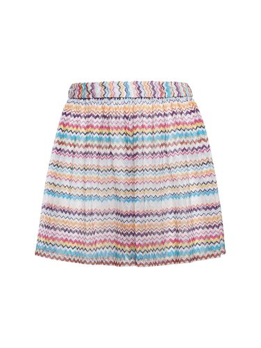 Shorts Cortos Con Diseño Chevrón - MISSONI - Modalova