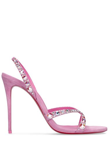 Mm Emilie Suede Crystals Sandals - CHRISTIAN LOUBOUTIN - Modalova