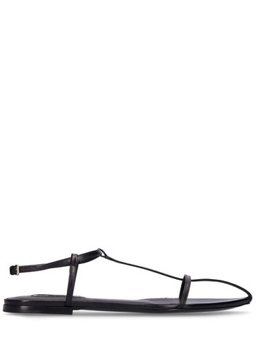 Mm Leather T-bar Sandals - JIL SANDER - Modalova