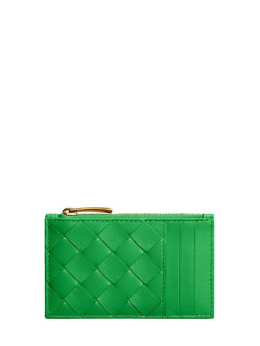 Zipped Leather Card Case - BOTTEGA VENETA - Modalova