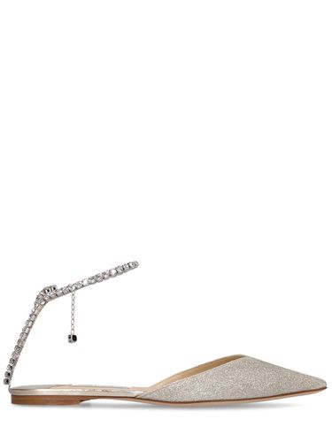 Zapatos Planos Con Glitter 10mm - JIMMY CHOO - Modalova