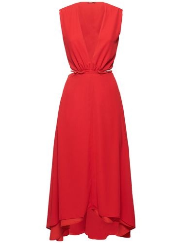 Ayubi Crepe De Chine V-neck Midi Dress - ALTUZARRA - Modalova