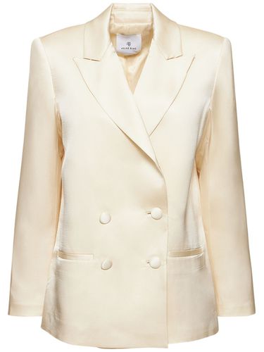 Blazer Aus Seidensatin „donne“ - ANINE BING - Modalova