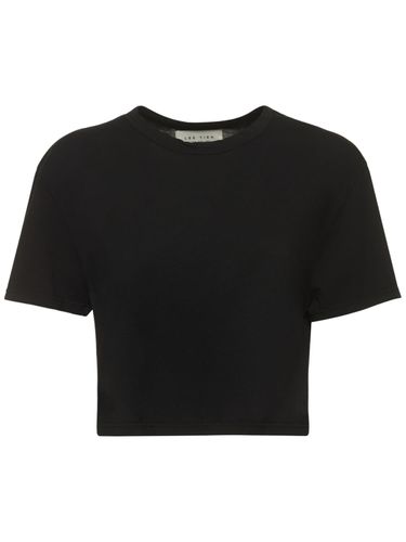 T-shirt Cropped In Cotone - LES TIEN - Modalova