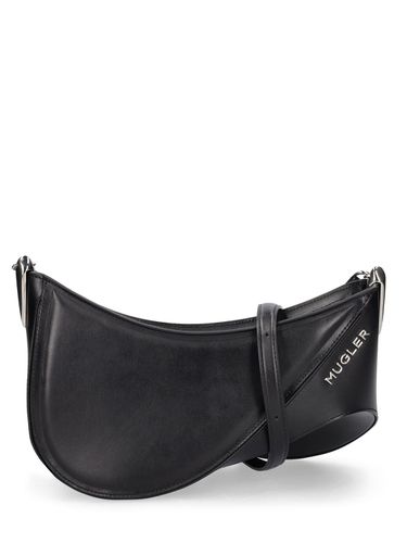 Medium Leather Spiral Curve Shoulder Bag - MUGLER - Modalova