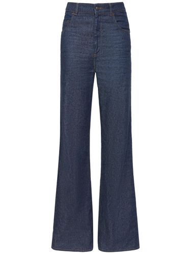 Okayama Wide Cotton & Linen Jeans - LORO PIANA - Modalova