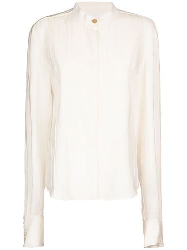 Bluse Aus Crepe De Chine - BALMAIN - Modalova