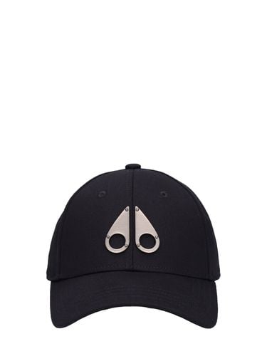 Cappello Baseball In Cotone Con Logo - MOOSE KNUCKLES - Modalova