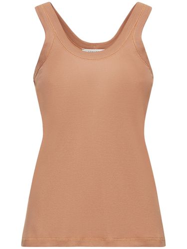 Rib Cotton Jersey Tank Top - LEMAIRE - Modalova