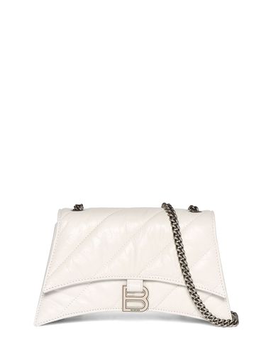 Bolso De Hombro Xs Crush De Piel Pespunteada - BALENCIAGA - Modalova