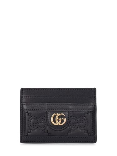 Porta Carte Di Credito In Pelle Gg Matelassé - GUCCI - Modalova