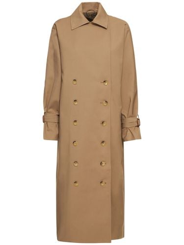 Langer Trenchcoat Aus Baumwollmix „signature“ - TOTEME - Modalova