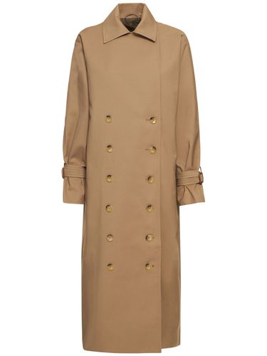 Signature Cotton Blend Long Trench Coat - TOTEME - Modalova