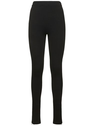 Leggings In Viscosa Stretch Con Zip - TOTEME - Modalova