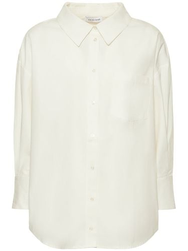 Camisa De Popelina De Algodón - ANINE BING - Modalova