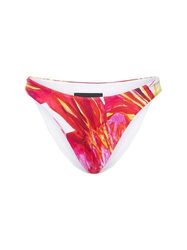 Scoop Printed Bikini Bottom - LOUISA BALLOU - Modalova