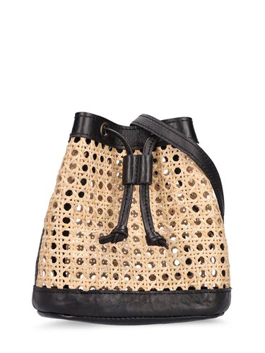 Mini Benna Rattan Bucket Bag - BEMBIEN - Modalova