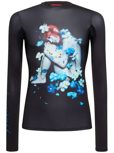 Blue Girl Printed Tech T-shirt - KUSIKOHC - Modalova