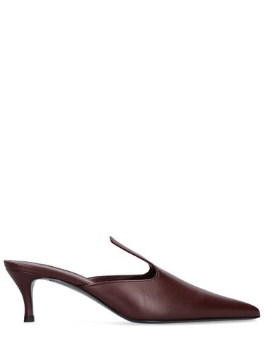 Mm The Pencil Leather Mules - TOTEME - Modalova