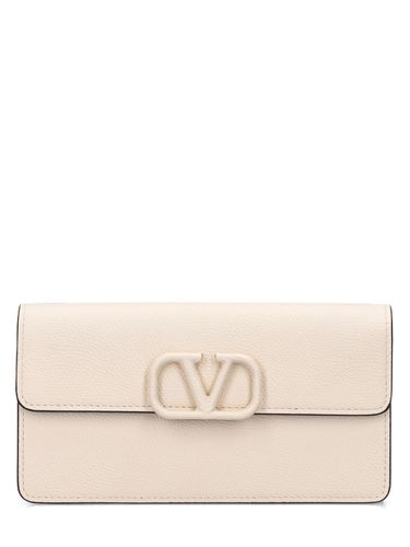 Cartera De Piel Con Cadena - VALENTINO GARAVANI - Modalova