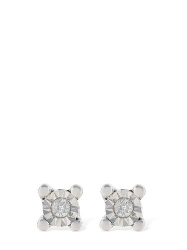 Pendientes De Oro 18kt Y Diamantes - BLISS - Modalova