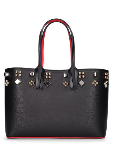 Borsa Piccola Cabata In Pelle Con Borchie - CHRISTIAN LOUBOUTIN - Modalova