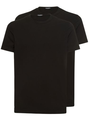 Er-pack T-shirts Aus Baumwolljersey - DSQUARED2 - Modalova