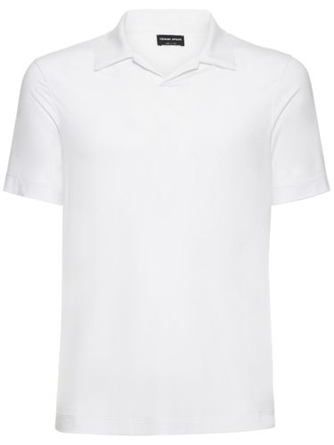 Short Sleeve Polo Shirt - GIORGIO ARMANI - Modalova