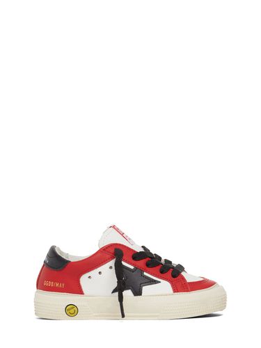 Sneakers May De Piel Con Cordones - GOLDEN GOOSE - Modalova