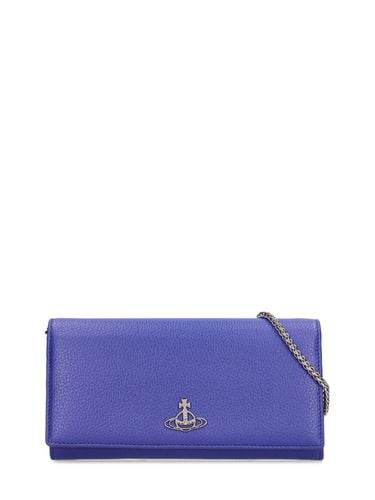 Long Grained Leather Wallet Bag - VIVIENNE WESTWOOD - Modalova