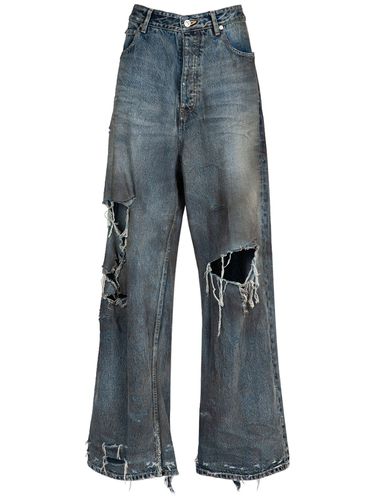 Japanese Denim Wide Leg Jeans - BALENCIAGA - Modalova