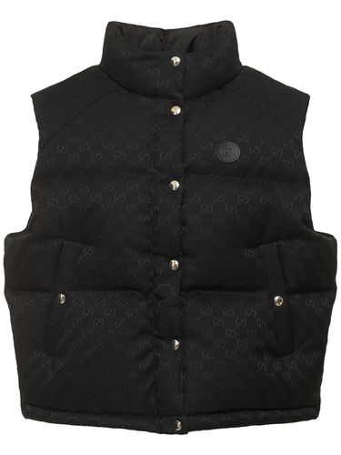 Gg Cotton Blend Vest - GUCCI - Modalova