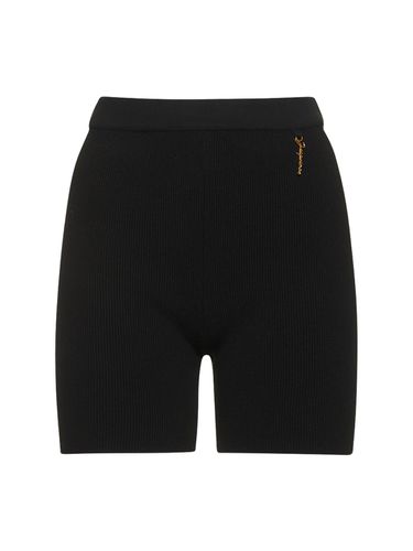 Le Short Pralu Logo Mini Shorts - JACQUEMUS - Modalova