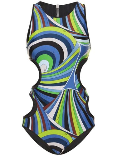 Iride Cutout Lycra One Piece Swimsuit - PUCCI - Modalova