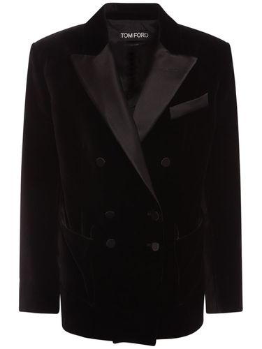 Chaqueta De Terciopelo De Algodón - TOM FORD - Modalova