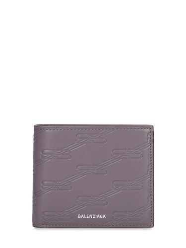 Bb Monogram Leather Billfold Wallet - BALENCIAGA - Modalova