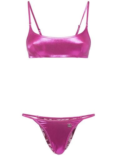 Bikini Aus Laminiertem Jersey - DOLCE & GABBANA - Modalova