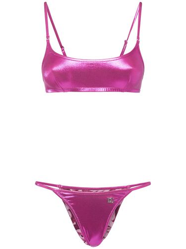 Laminated Jersey Bikini Set - DOLCE & GABBANA - Modalova