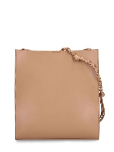 Medium Tangle Leather Crossbody Bag - JIL SANDER - Modalova