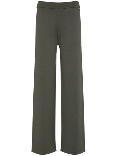 Pantalones Rectos De Punto Acanalado - MAX MARA - Modalova