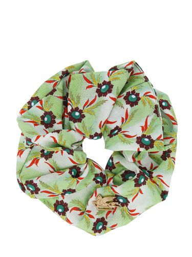 Scrunchie In Seta Stampata - ETRO - Modalova