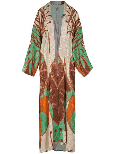 Vestito Kimono Tropical Pea Jacquard - JOHANNA ORTIZ - Modalova