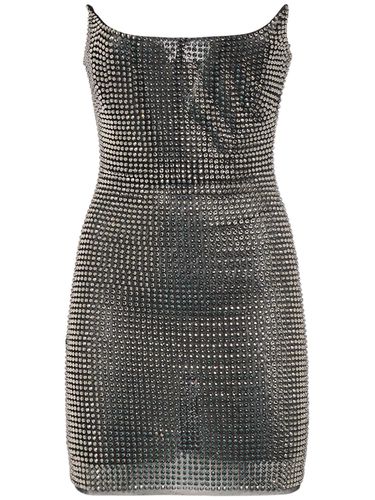 Vestido Corto Bustier Decorado - GIUSEPPE DI MORABITO - Modalova