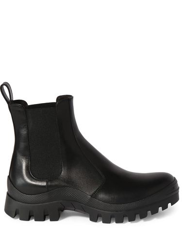 Mm Greta Leather Ankle Boots - THE ROW - Modalova